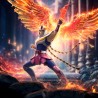Statuette Iron Studio 1/10 Deluxe Art Scale Phoenix Ikki 41 cm