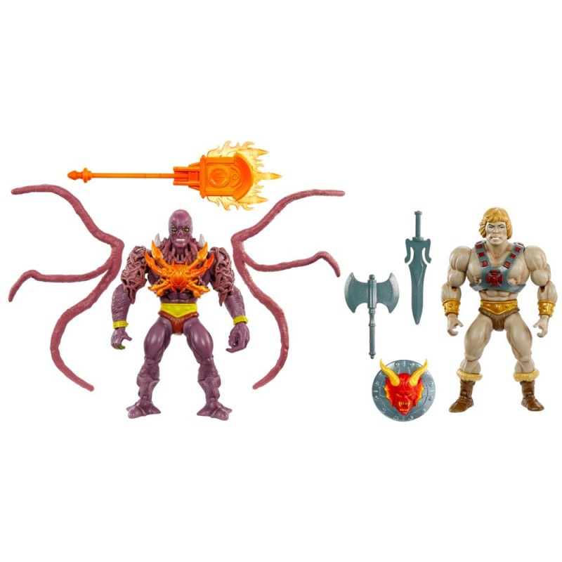 Masters of the Universe x Stranger Things Origins pack 2 figurines He-Man & Vecna