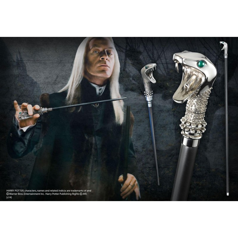 Harry Potter réplique canne / baguette de Lucius Malefoy