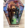 Harry Potter maquette Book Nook Tiny Adventures Terrain de Quidditch 23 cm