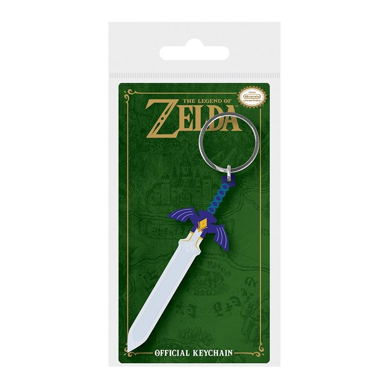 Legend of Zelda porte-clés caoutchouc Master Sword 6 cm