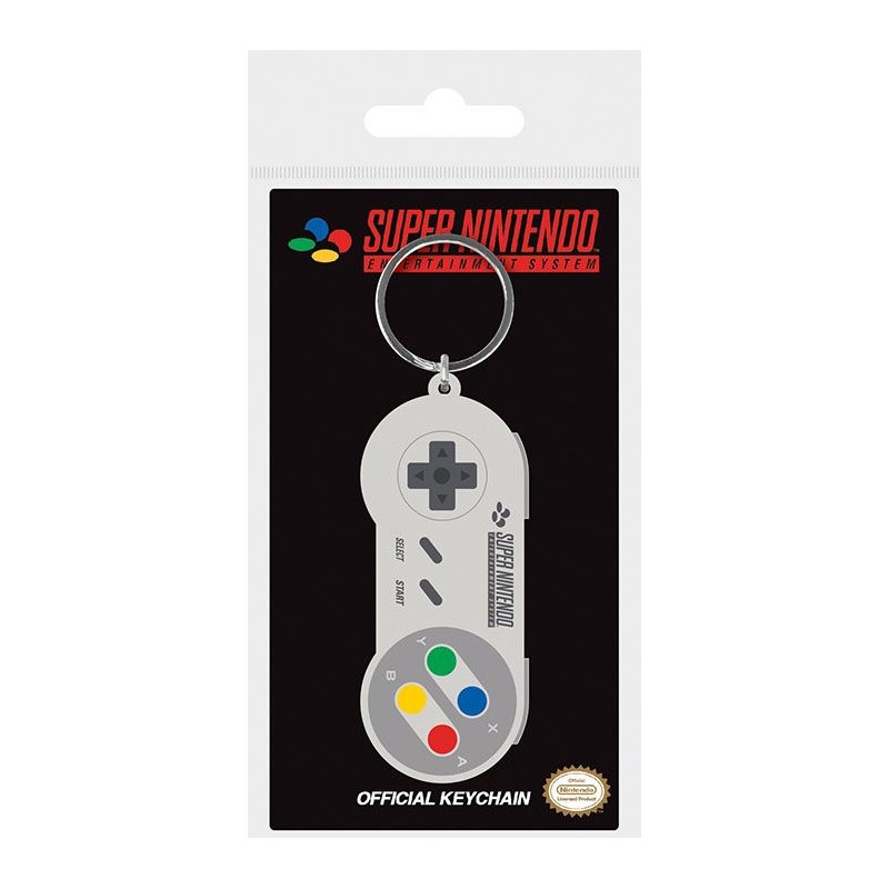 Nintendo porte-clés caoutchouc SNES Controller 6 cm