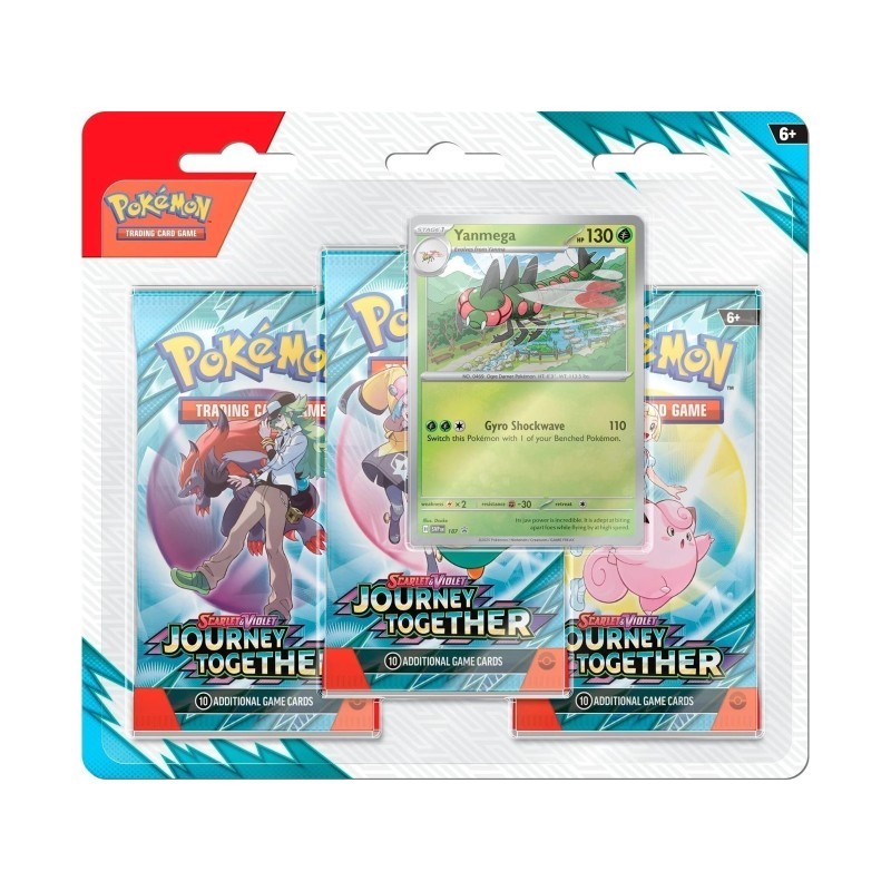 Pokémon SV09 Journey Together 3-Pack Blister *ANGLAIS*