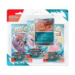 Pokémon SV09 Journey Together 3-Pack Blister *ANGLAIS*