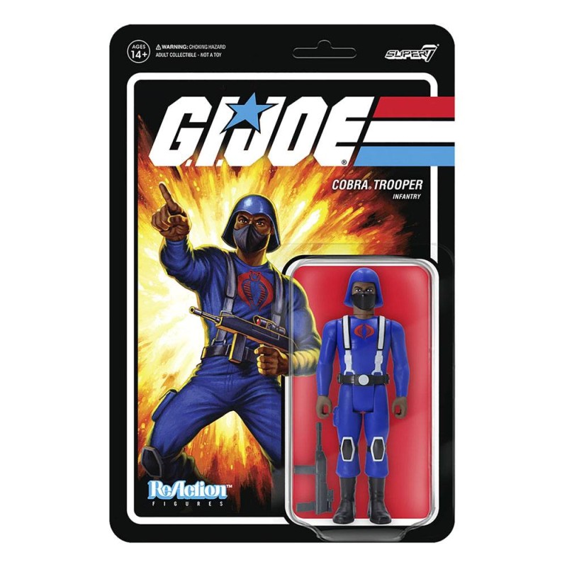 G.I. Joe figurine ReAction Cobra Trooper Y-back (Brown)