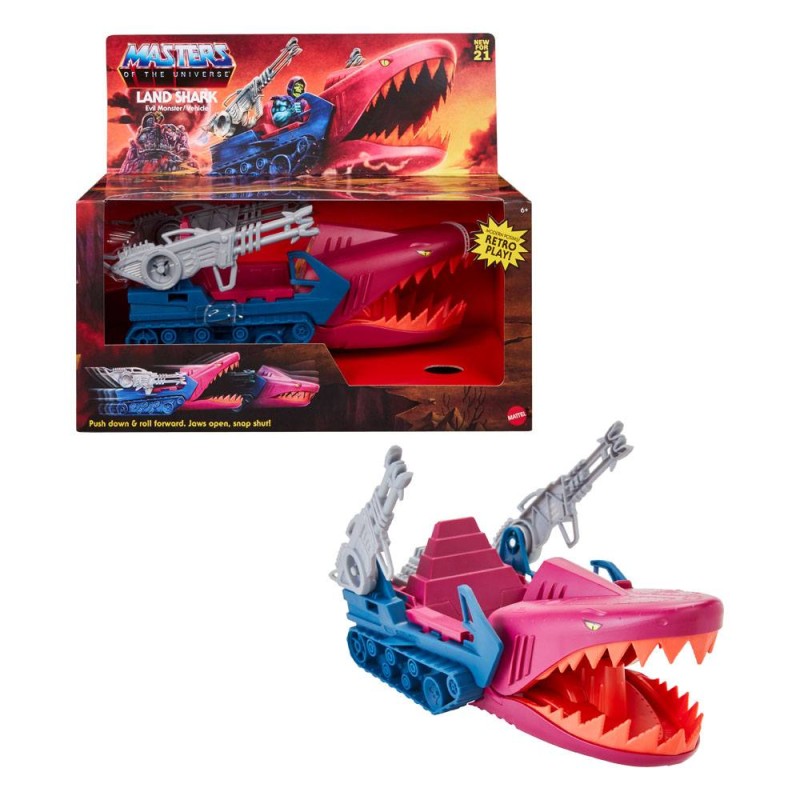 Masters of the Universe Origins 2021 véhicule Land Shark