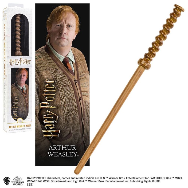 Harry Potter réplique baguette PVC Arthur Weasley