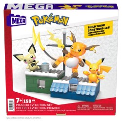 Pokémon jeu de construction MEGA Coffret Évolution Pikachu