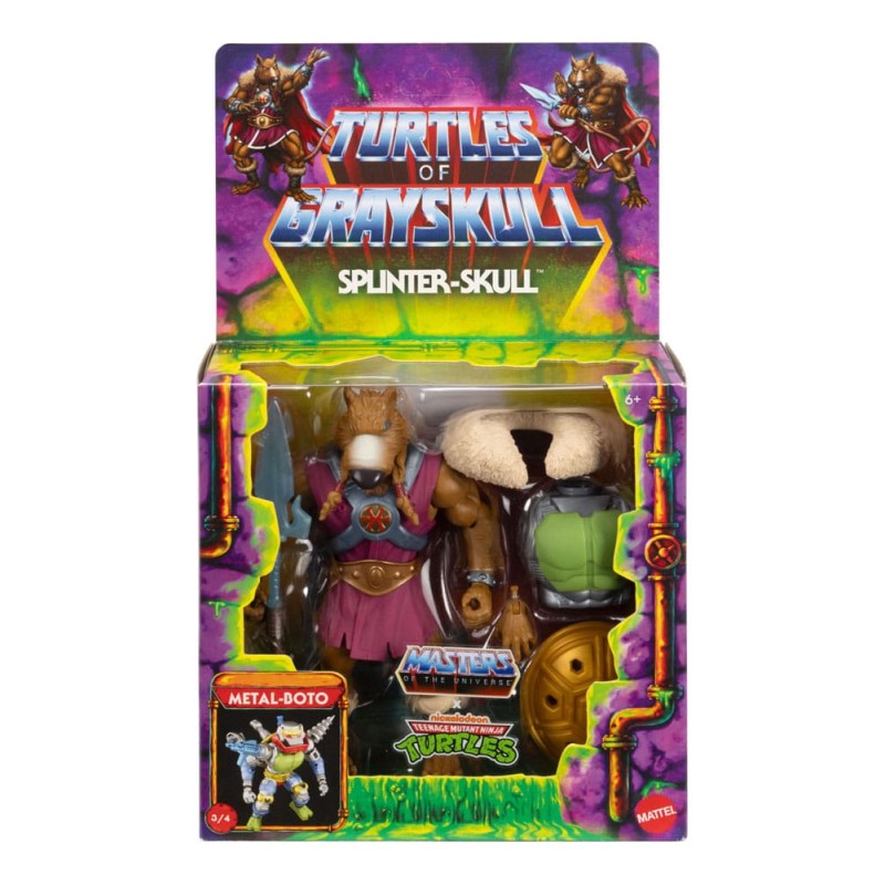 MOTU x TMNT: Turtles of Grayskull figurine Deluxe Splinter-Skull